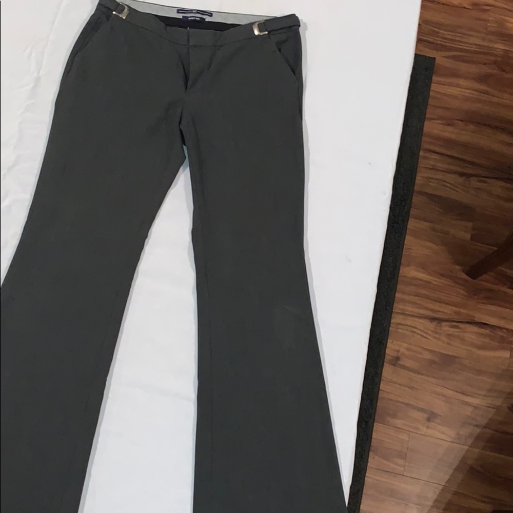 GAP charcoal straight flare pants Size 4